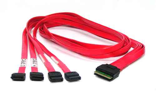 Mini-OYC to 4X SATA Cable